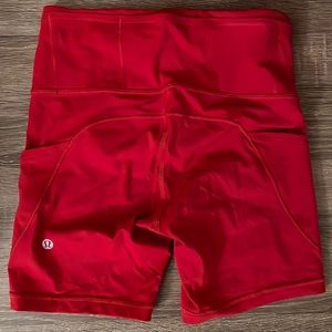 Lululemon Fast And Free High Rise 6”